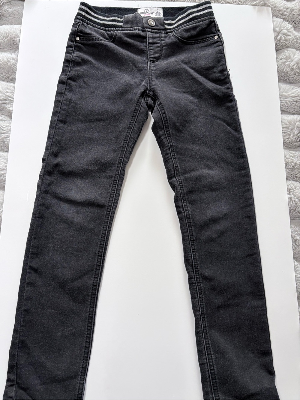 Black Girls size 7 Stretch Skinny Jeans - Jordache